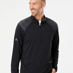 Men's Ultimate365 Lightweight Shoulder Stripe Quarter-Zip Pullover Thumbnail