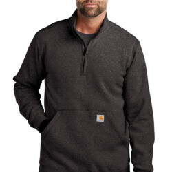 Midweight 1/4 Zip Mock Neck Sweatshirt Thumbnail