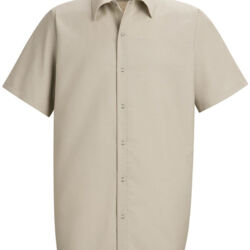 Men's Specialized Short Sleeve Pocketless Work Shirt Thumbnail