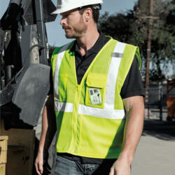 Unisex Clear ID Vest with Zipper Closure Thumbnail