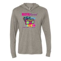 Unisex Triblend Hooded Long Sleeve Pullover T-Shirt Thumbnail